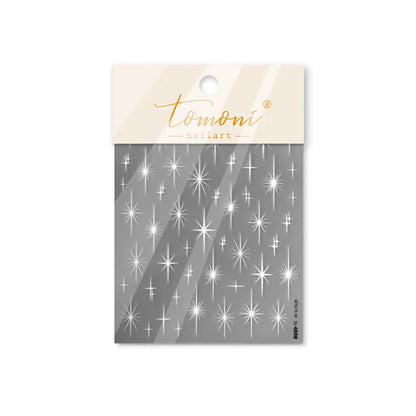Glitzer Stern Nail Sticker