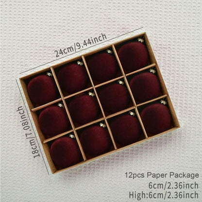 Weihnachtskugeln – Samtige Eleganz