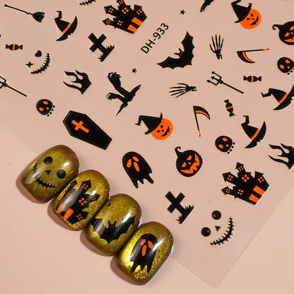 Halloween Nail Sticker – Dark Edition