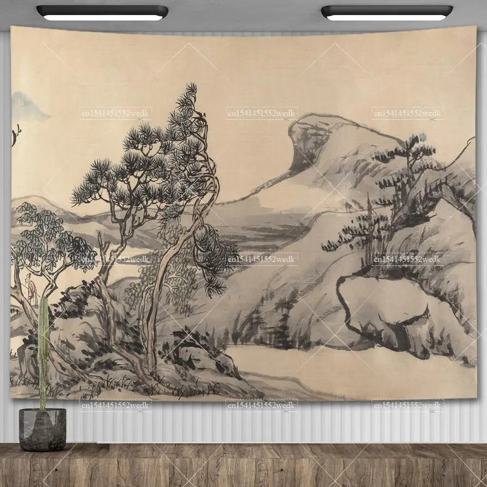 Vintage Aquarellkunst – Ruhe & Ästhetik