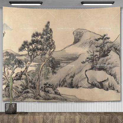 Vintage Aquarellkunst – Ruhe & Ästhetik