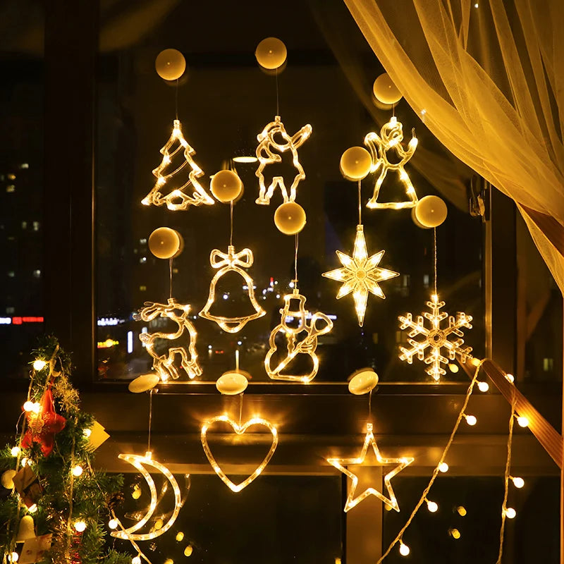 Leuchtende Weihnachtsmotive – Fensterlichter
