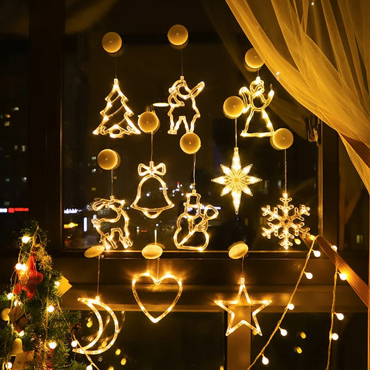 Leuchtende Weihnachtsmotive – Fensterlichter