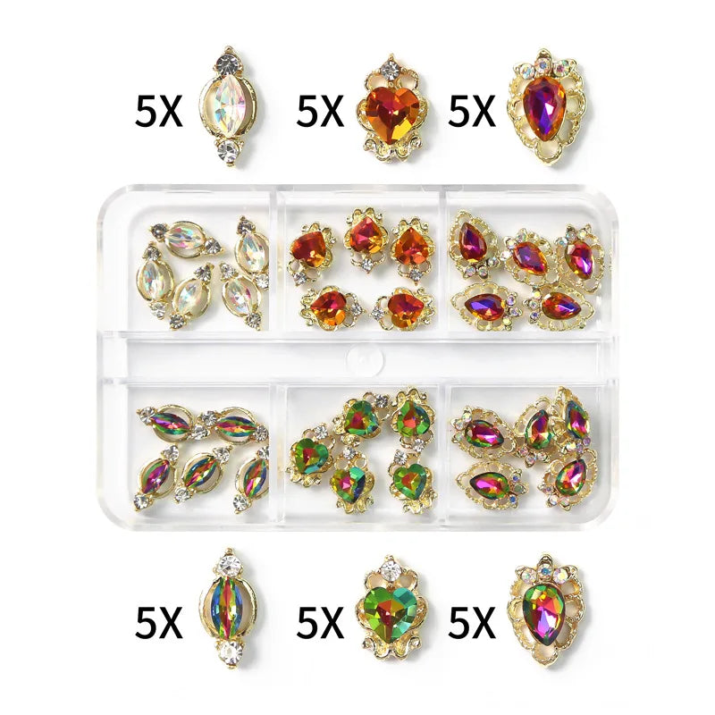 Nail Charms – Glitzernde Strass-Deko