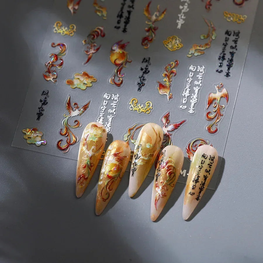 Magische Flügel – 5D Nail Sticker