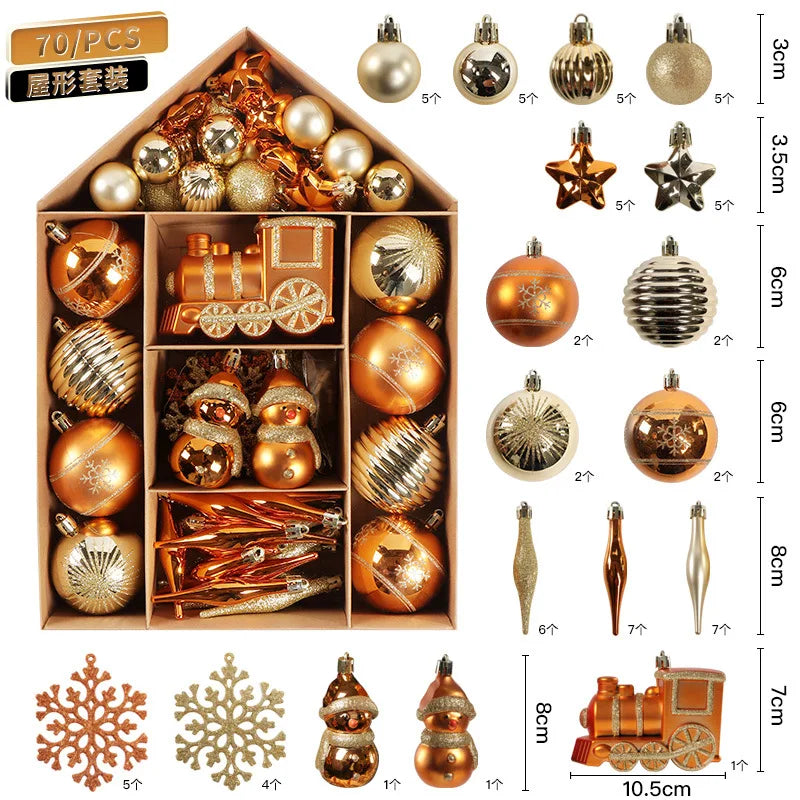 Weihnachtsdeko-Set – Festliche Ornamente