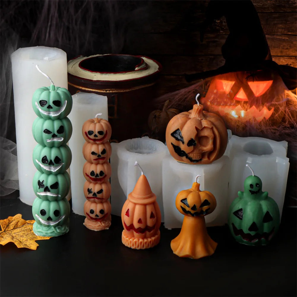 Halloween-Kerzenform – spooky & kreativ