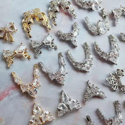 Nail Charms – eleganter Kristall-Look