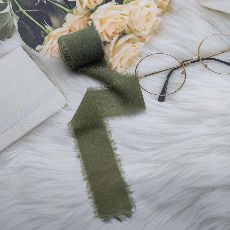 Chiffonband – Elegante Weihnachtsdeko