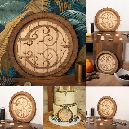 Wichteltür Miniatur – Dekoration im Vintage-Stil