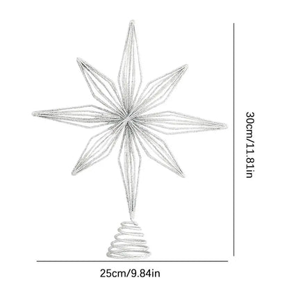 Weihnachtsbaumspitze – Stern Design