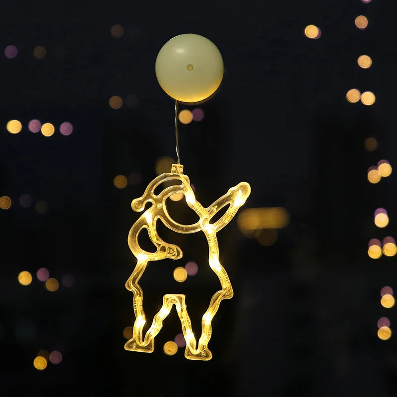 Weihnachtliche Fensterlichter