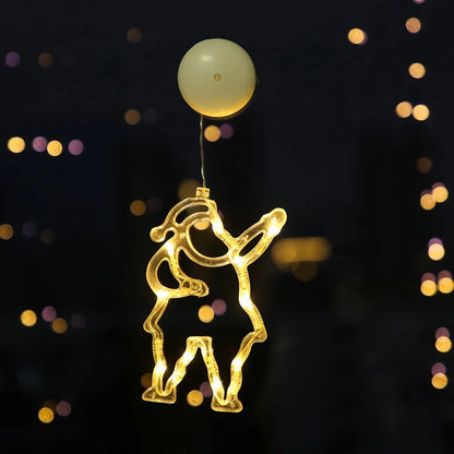 Weihnachtliche Fensterlichter