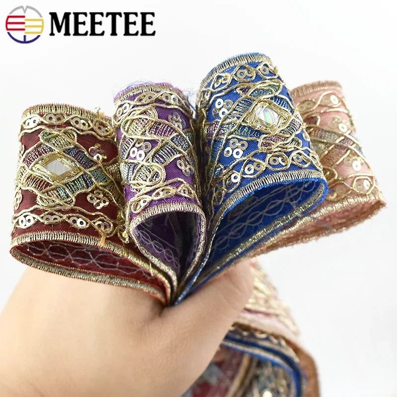 Brokat-Stickband – edles Highlight