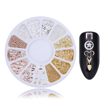 Nail Rhinestone Box – Bunte Kristalle