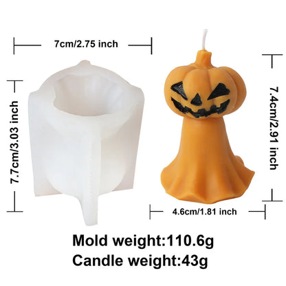 Halloween-Kerzenform – spooky & kreativ