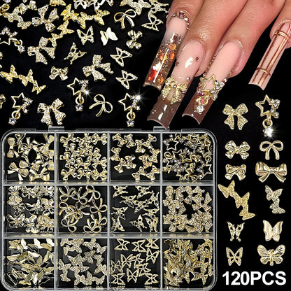 Set Nail Charms – edler 3D Glanz