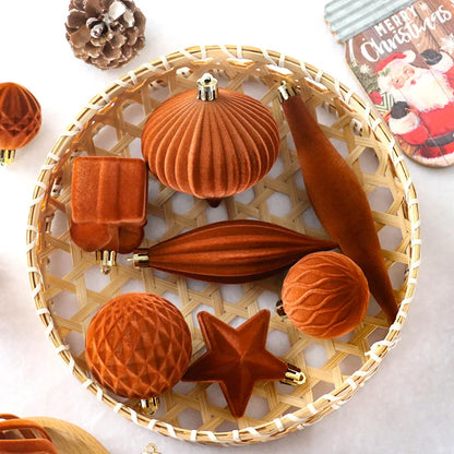 Weihnachtskugeln Samt-Edition – Luxuriöser Glanz