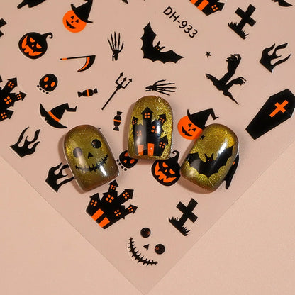 Halloween Nail Sticker – Dark Edition