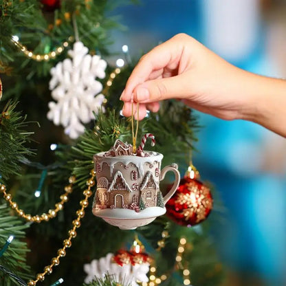 Festliche Baumdeko – Weihnachtsdorf