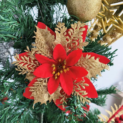 Weihnachtsblumen – Künstliche Baumdeko
