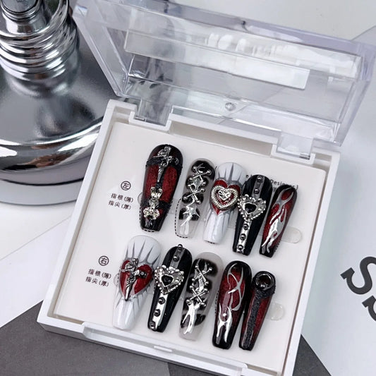 Gothic Glam Press-On Nails