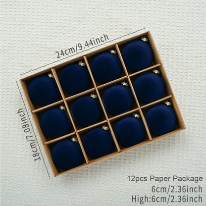 Weihnachtskugeln – Samtige Eleganz