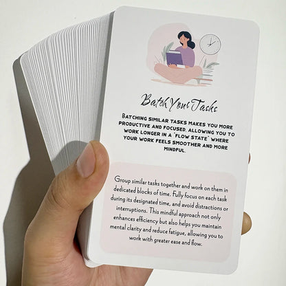 Mehr Ruhe. Mehr Klarheit- Achtsamkeitskarten - sunny.side-Productions