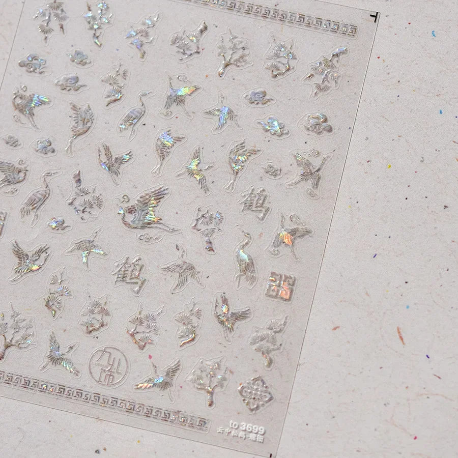 Magische Flügel – 5D Nail Sticker