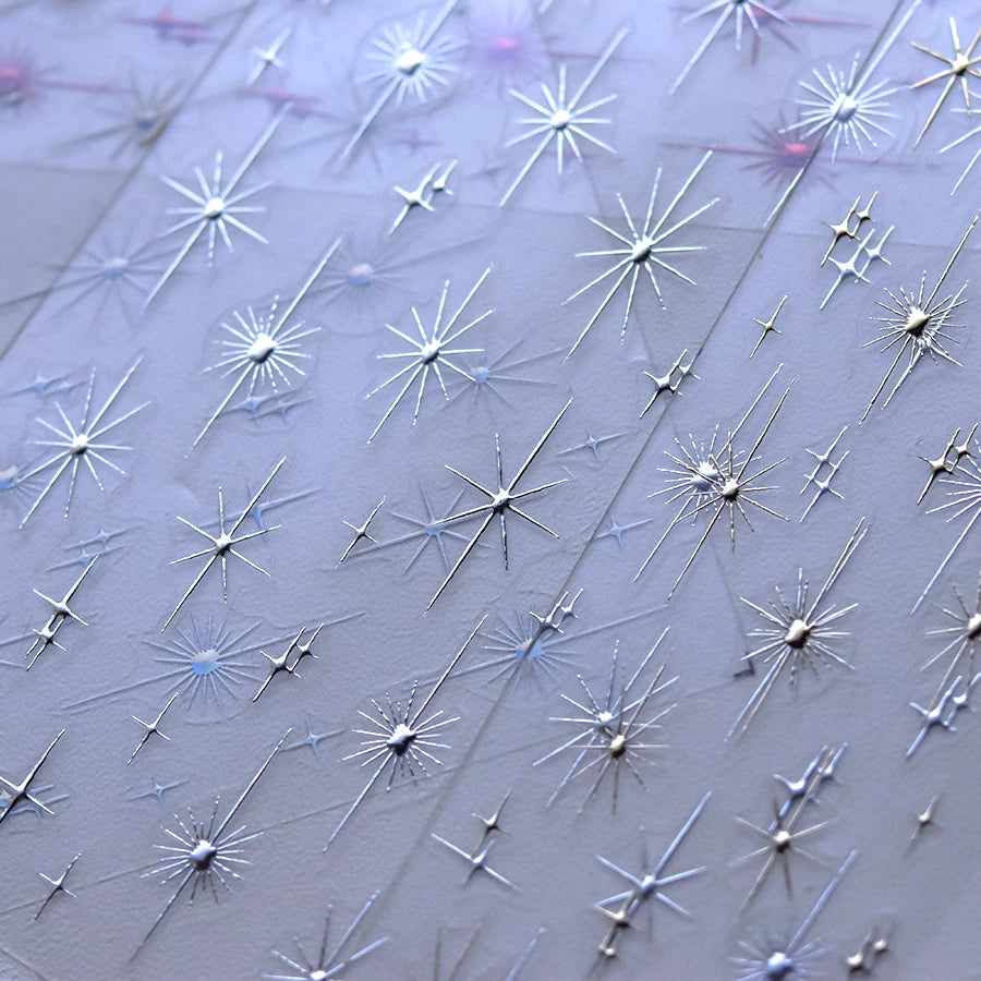 Glitzer Stern Nail Sticker