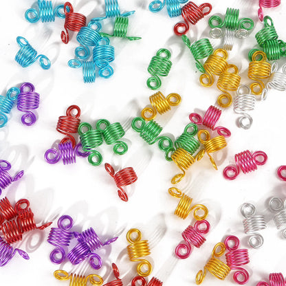 Festival-Haarschmuck – Dread-Perlen & Spiralen