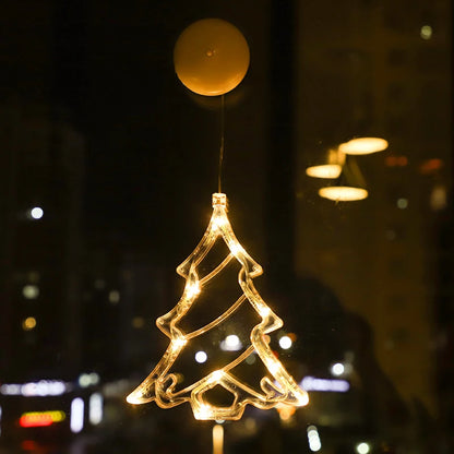 Weihnachtliche Fensterlichter
