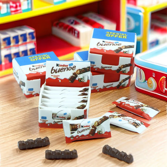 Miniatur Schokoladenregal – Food-Set