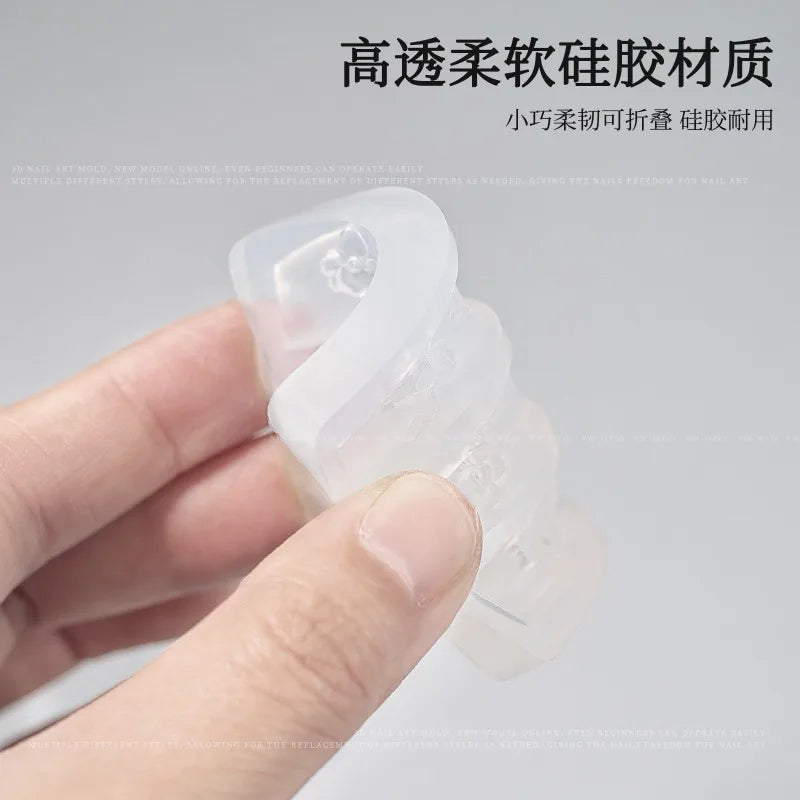 Nailart 3D-Silikonform - sunny.side-Productions