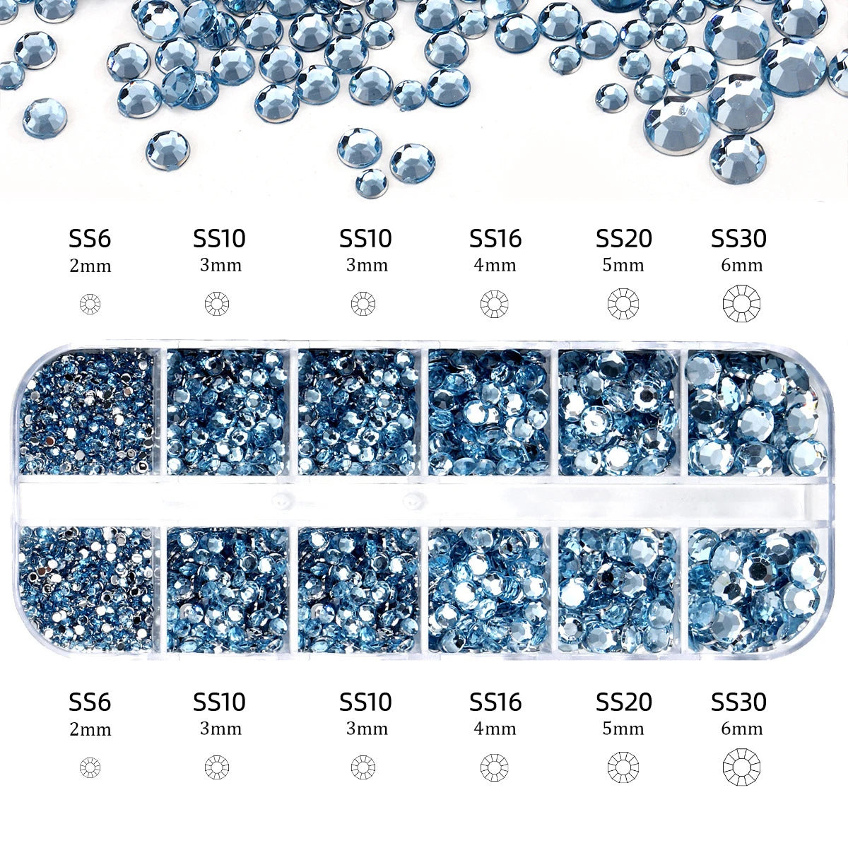 Nail Rhinestones Box – funkelnde Strasssteine