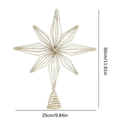 Weihnachtsbaumspitze – Stern Design