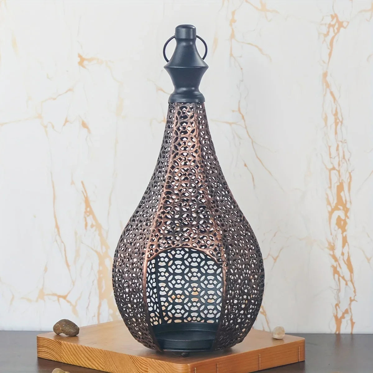 Marokkanische Metalllaterne – orientalischer Charme