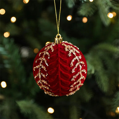 Weihnachtskugel – Samtige Eleganz