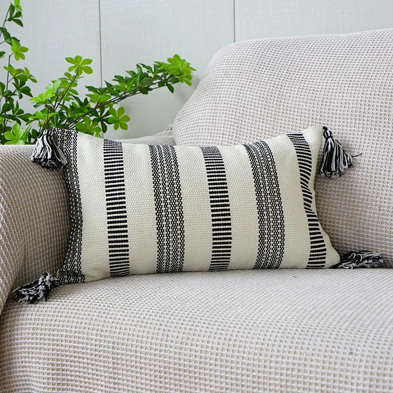 Boho Kissenbezug – Struktur, Stil & Statement