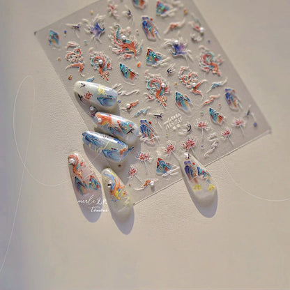 Magische Flügel – 5D Nail Sticker