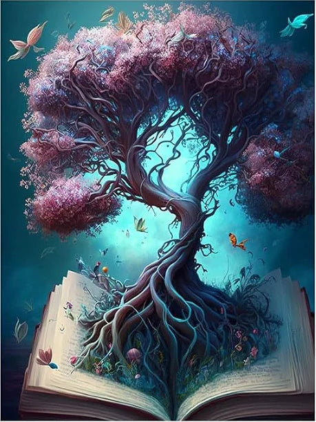 Malen nach Zahlen-Set– Magische Bücher - sunny.side-Productions