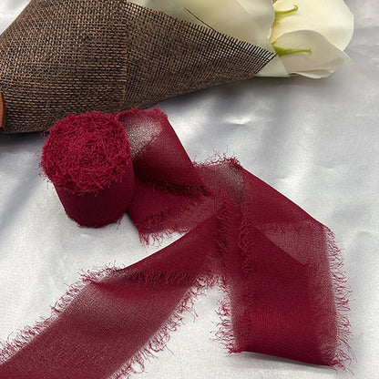 Chiffonband – Elegante Weihnachtsdeko