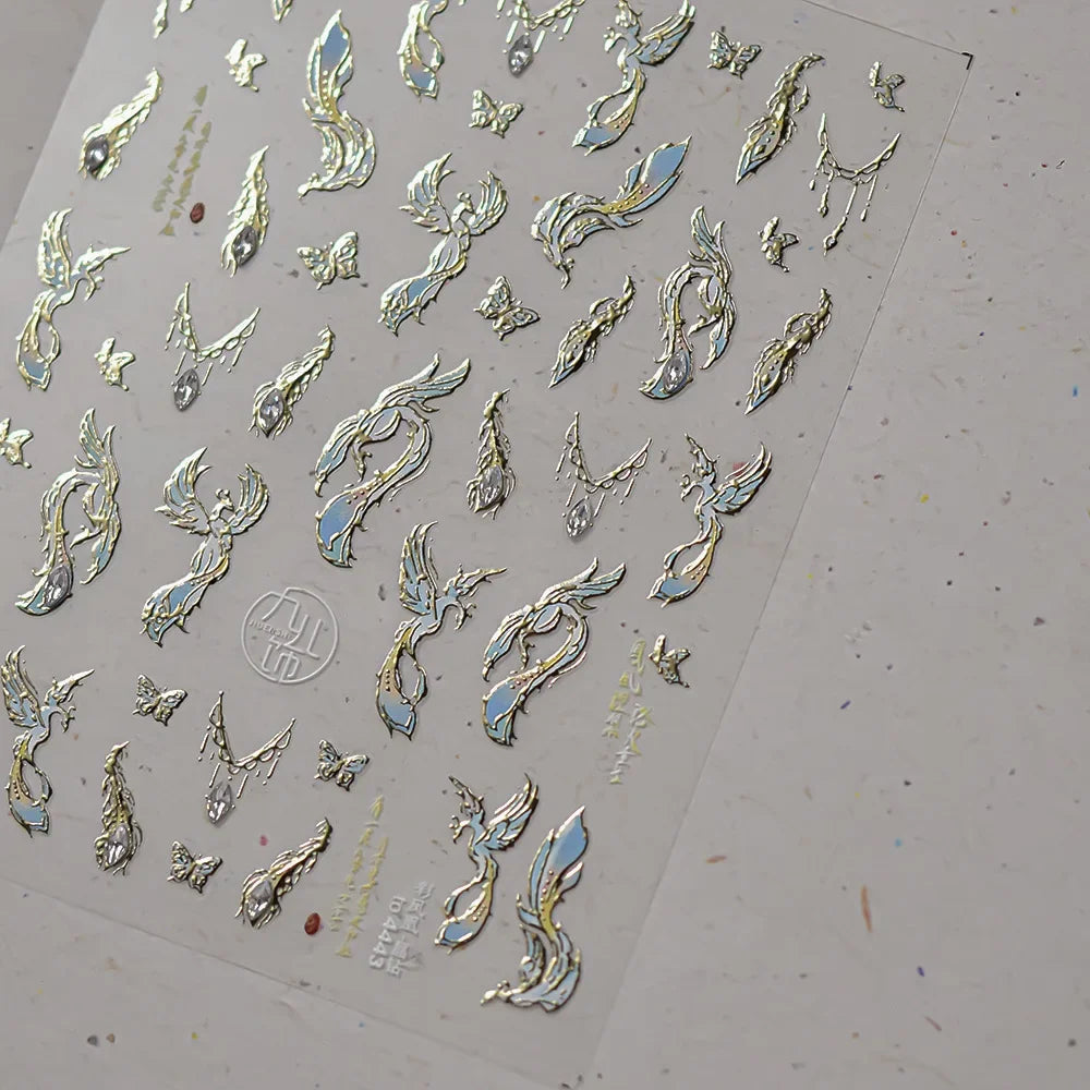 Magische Flügel – 5D Nail Sticker