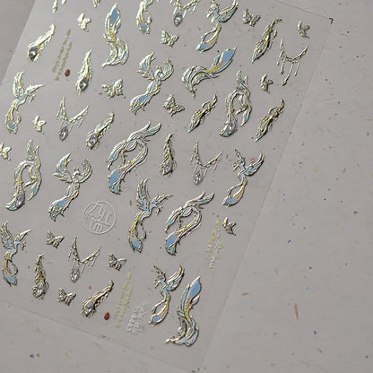 Magische Flügel – 5D Nail Sticker