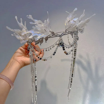 Elegante Kristall-Haarkrone