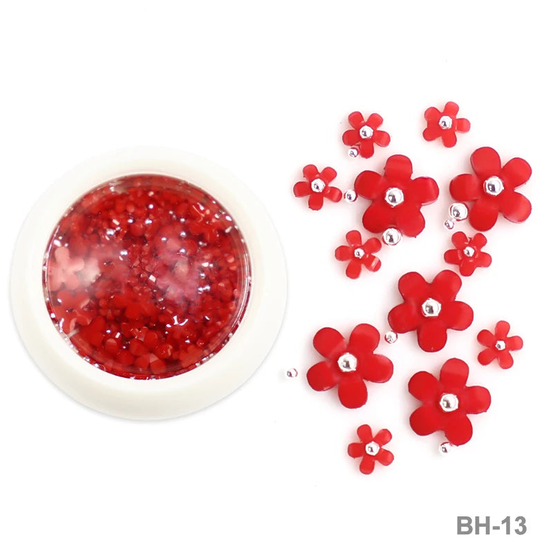 Acryl-Blumen Nail Art