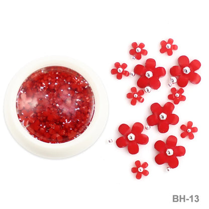 Acryl-Blumen Nail Art