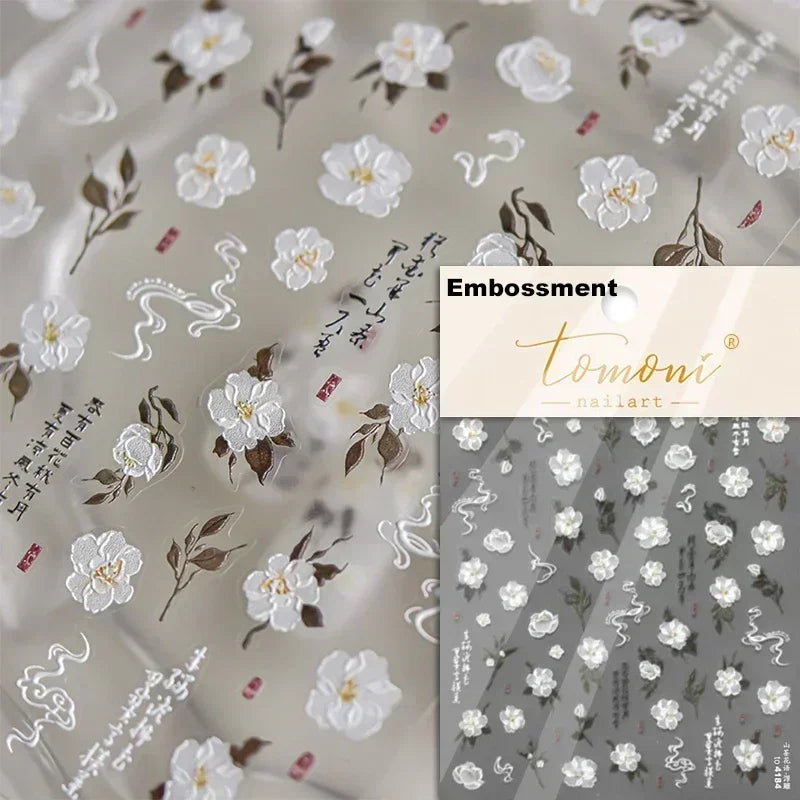 Nail Sticker – Blumen & Kirschblüten