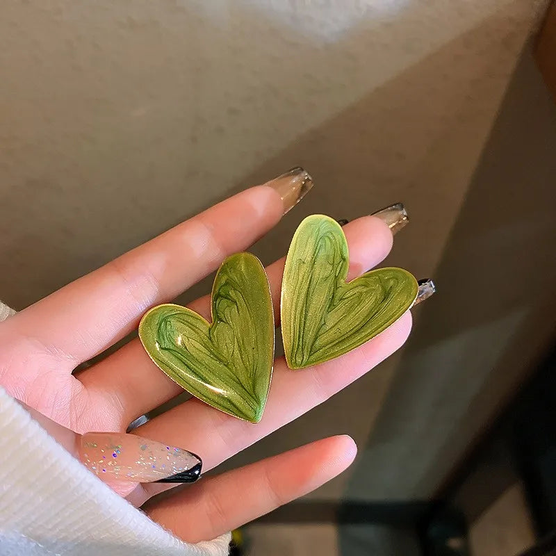 Zarte Eleganz- Herz-Ohrringe - sunny.side-Productions