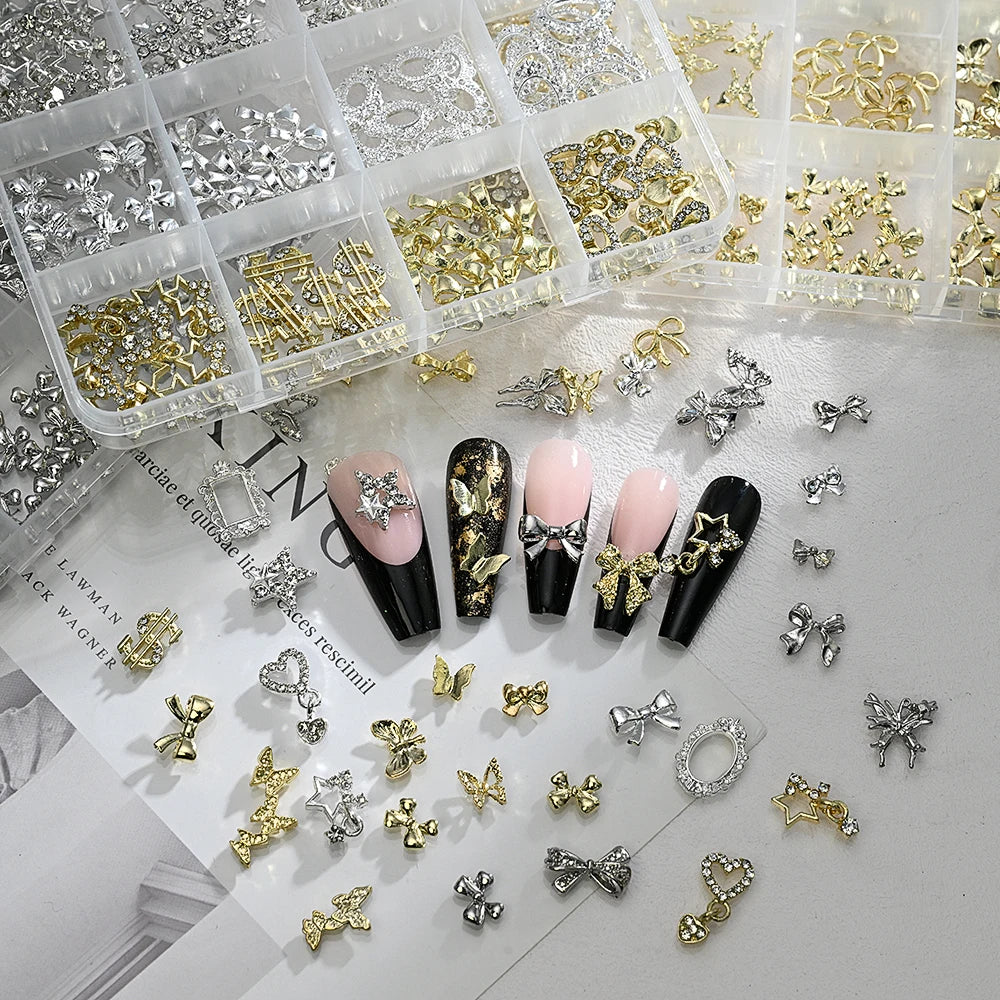 Set Nail Charms – edler 3D Glanz